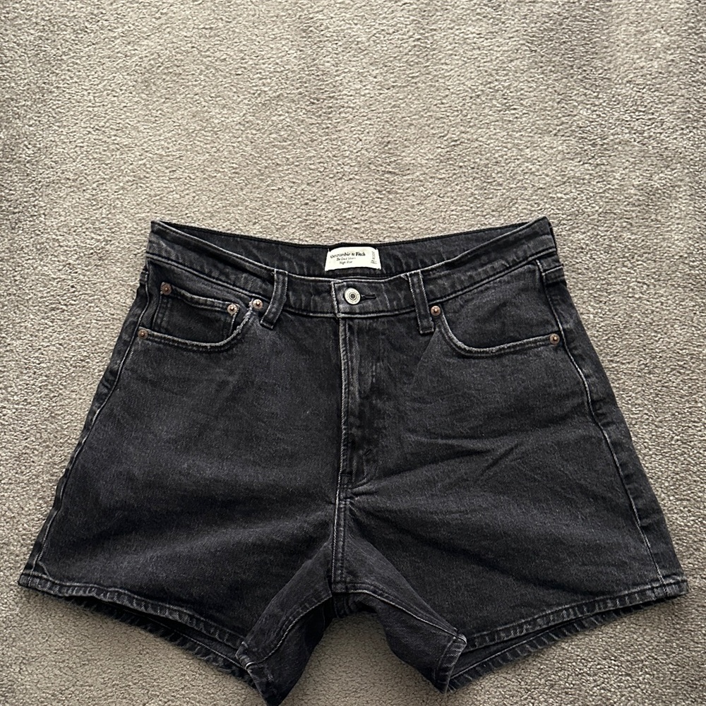 High rise dad shorts